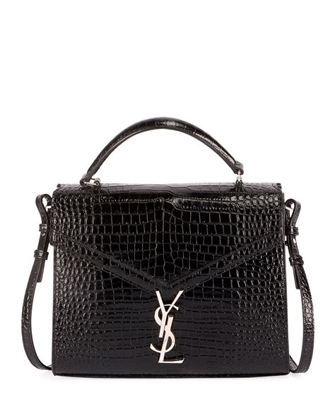 ysl top handle bag croc|ysl handbag top handles.